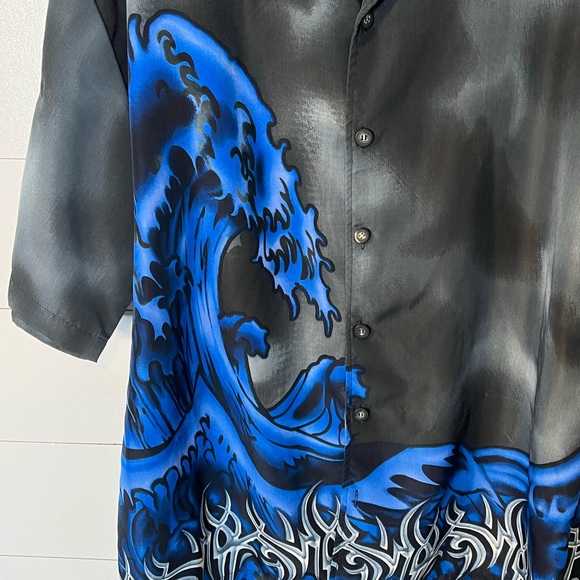 C-TWO MEN’S BUTTON FRONT SHIRT SZ XL - Picture 3 of 6